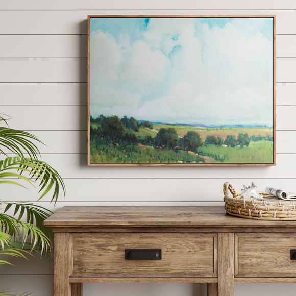 Threshold Looming clouds Framed wall canvas art - Picture 3 of 3